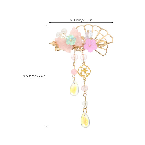 1Par Presilhas Antique Com Tassel Para Mulheres Multicolor 2