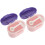 2Pièces Boîte Violet PP Avec Scellée Étanche 11