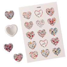 Clay Cutter with Floral Clay Transfer Paper for Clay Jewelry