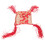 Cuscino Decorativo Per Campana Sonora Buddhista Rosso E Morbido 7