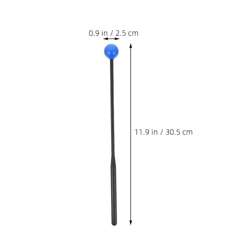 2Pares Baquetas Para Percussão Infantil ABS E Borracha Multicolorido 2
