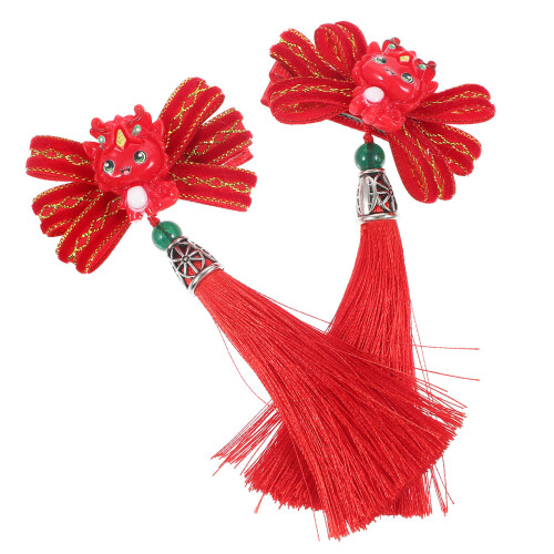 1Par De Hanfu Com Tassel Para Décor E