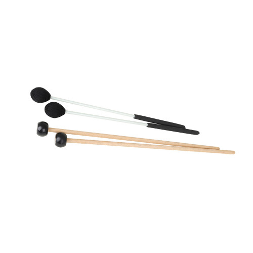2Pares Baquetas Para Marimba E Xilofone Com Material Misto 2