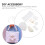 1Conjunto Material Para Bolsa Trançada DIY Poliéster Durável 10