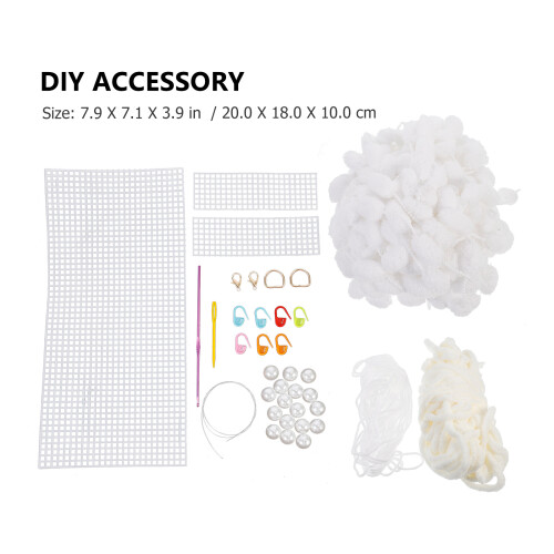 1Conjunto Material Para Bolsa Trançada DIY Poliéster Durável 1