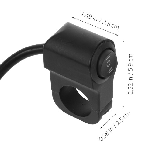 Interruptor De Luz Para Preto Com Design Resistente E 1