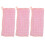 3Pièces Lingettes Rose Confortables Résistantes À L’usure 1