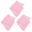 3Pièces Lingettes Rose Confortables Résistantes À L’usure 10