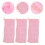 3Pièces Lingettes Rose Confortables Résistantes À L’usure 9