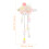 1Par De Hanfu Floresrosas Com Tassel Resina 3