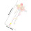 1Par De Hanfu Floresrosas Com Tassel Resina 2