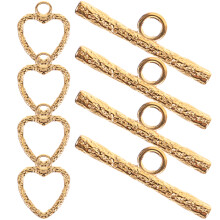 2Conjuntos Fechos Para Pulseiras Aço Inoxidável Para