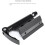 Quickrelease retaining clip for bicycle front fork, Removable mounting clamp, bicycle part (Black) 2