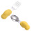 1Par Talheres Infantil Silicone E Aço Para Treinamento 6