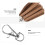 50Set Per Portachiavi Con Nappa Kit DIY 7