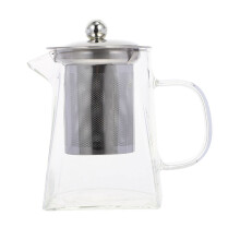 Bule De Transparente Com De Aço Inoxidável Para Casa