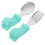 Talheres Bebê Silicone Treinamento Diversão 5