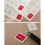 12 Blatt Datumsaufkleber, Kalenderaufkleber, 4