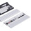 Multiple Compartments Office Organization Keyboard Holder-White 5