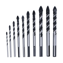 Masonry Drill Bit Set, Wide Range Of Applications For Glass/Brick/Plastic/Cement/Wood/Tile/Etc, Industrial-grade Rugged And Durable, 10Pcs With Triang