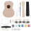 Ukulele Kit 21in DIY Linde Leichte Malerei 9