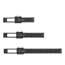 Precisieliniaal voor houtbewerking, aluminiumlegering, T-vormig meetinstrument met verstelbare schuifstops, metrische inch-maatvoering voor
