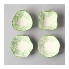 Ramekin Series Dessert Plate, Mini Ramek Porcelain Fast Food Pieces Dessert Bowl Ceramic TablewareA