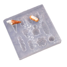 Mini Bread Silicone Molds Resin Casting Molds for Food Toy-A