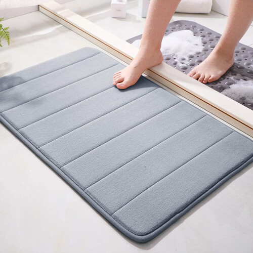 Πατάκι μπάνιου Coral Velvet, πυρήνας Memory Foam για εξαιρετική άνεση, αντιολισθητική 1