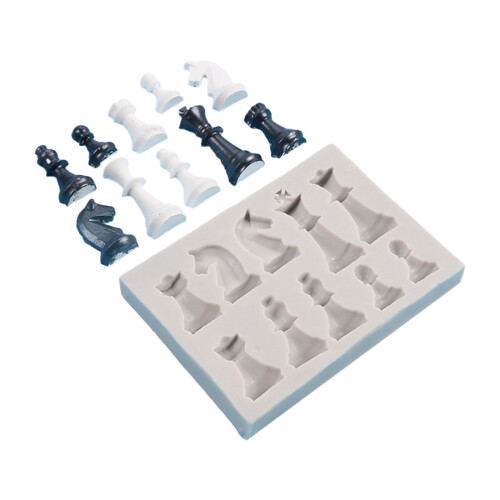 Moule en Silicone pour échecs internationaux, en résine époxy,