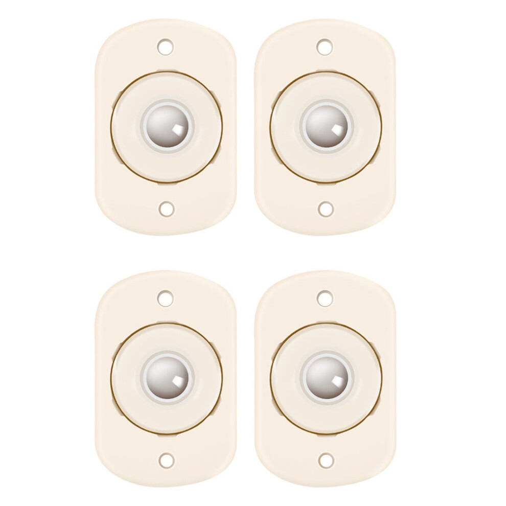 360 Swivel Caster Wheels For Home Appliances, Easy To Install Self Adhesive Appliance Rollers With Silent Operation, Load-Bearing Capacity Up To 9060116394807