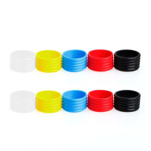 Tennis Racket Grip Band Overgrips 10Pcs Mixed Colors For Handle Fixed Rings Tape