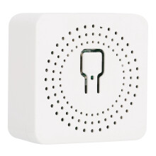 Energiovervåkingsenheter Smart Wifi-relébryter med DIY-timerkontroll og trådløs fjernkontroll Passer for veggbryterbokser Enkel skjult montering