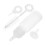 1Conjunto Mamadeira Pet Silicone Transparente Para E 11