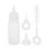 1Conjunto Mamadeira Pet Silicone Transparente Para E 3