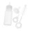 1Conjunto Mamadeira Pet Silicone Transparente Para E 8