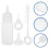 1Conjunto Mamadeira Pet Silicone Transparente Para E 4
