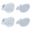2Sets Flexibele Silicone Sleutelhanger Mal Gitaar Voor DIY 6
