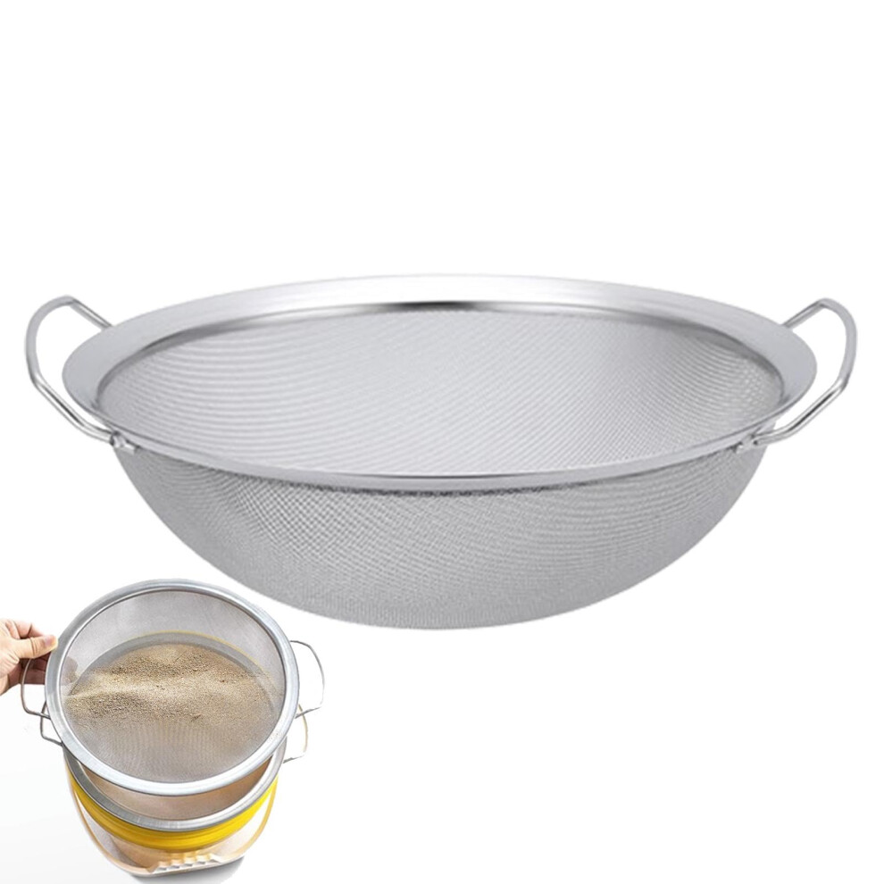 Fine Mesh Paint Strainer, Fine Mesh Sieve, 60 Mesh Paint Bucket Filter Tool, Emulsion Honey Funnel Filter, Stainless Steel Round Sieve 9105992583775