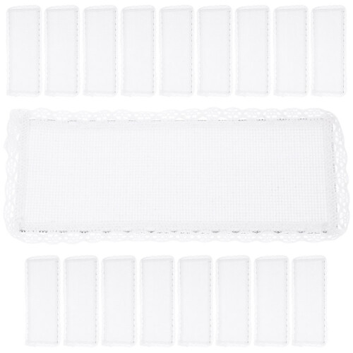 20Stk Polyester Kreuzstich Lesezeichen Blanko DIY Bastelmaterial