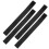 4Stk Schwarze Sportsärmel Halter Elastisch Polyester Für Spiele 8