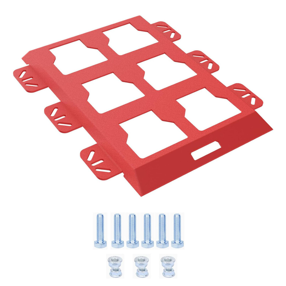 Power Tool Storage Packouts Mounting Plate Half Width Mount-Red 7696000981604