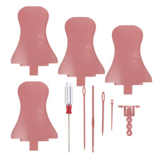 1Conjunto Acessórios Para Tricô DIY Multicolor Kit Leve E Portátil