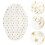 Goldene Babylaken Baumwolle Hautfreundlich 11