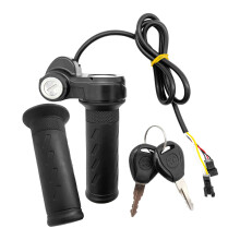 Throttle Full Twist With Key Replacement Grip With Keys AntiSlip Handlebars Cable For Motorcycle Dirt Bike ATV