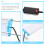 LED Multifuncional Para De PVC Branca 10