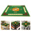 Green Multi-Purpose Mahjong Table Mat Easy Storage and Anti-Slip 3