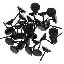 30Stk Praktische Metall Wandpushpins Schwarz Für Büro Und Zuhause
