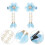 2Stk Blaue Quasten Haarclips Mit Für Kinder 5