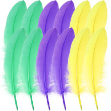 300Stk Naturfarbene Gänsefedern Plumes Für DIY Hochzeit Und Party